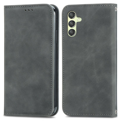 Retro Skin Feel Magnetic Leather Phone Case, For Samsung Galaxy A05, For Samsung Galaxy A05s 4G��...