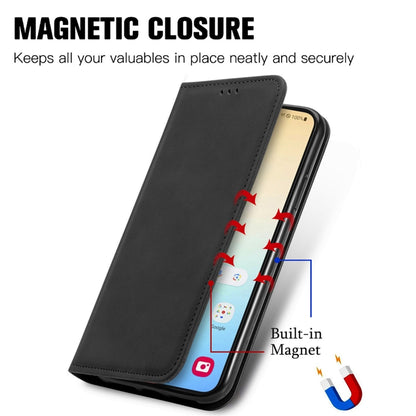 Retro Skin Feel Magnetic Leather Phone Case, For Samsung Galaxy S25 5G, For Samsung Galaxy S25+ 5...