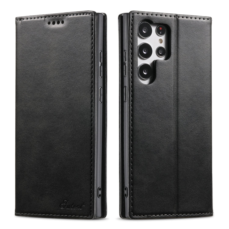 Suteni Calf Texture Horizontal Flip Leather Phone Case, For Samsung Galaxy S25 5G����������������...