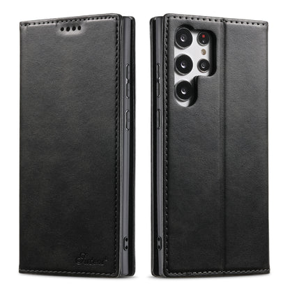 Suteni Calf Texture Horizontal Flip Leather Phone Case, For Samsung Galaxy S25 5G����������������...