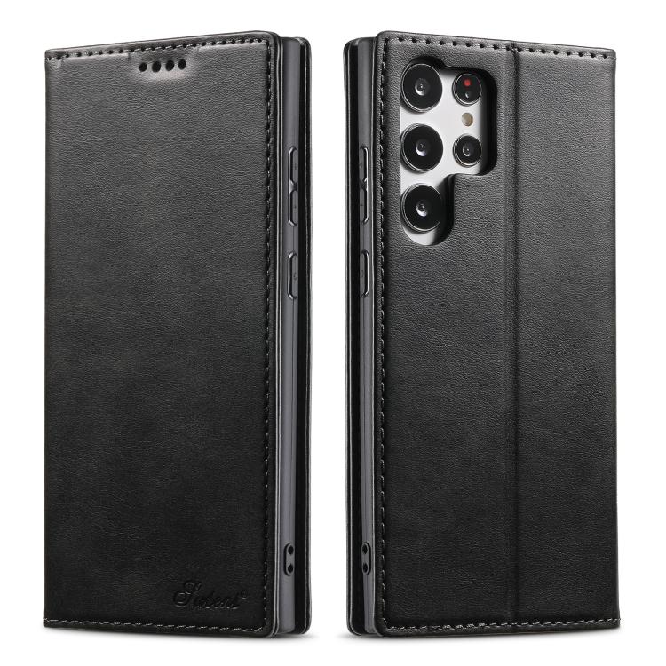 Suteni Calf Texture Horizontal Flip Leather Phone Case, For Samsung Galaxy S25 5G����������������...