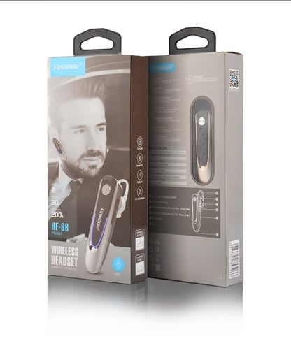 Fineblue HF68 Bluetooth Mini Earphone Business Wireless Earbud Stereo Music Hands-free Calling Ea...