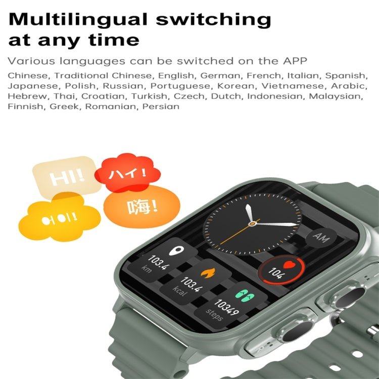 N22 1.96 inch Color Screen Smart Watch