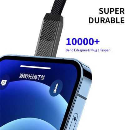ENKAY ENK-CB134 4-in-1 60W USB-A / Type-C to 8 Pin / Type-C Nylon Braided Magnetic Fast Charging ...