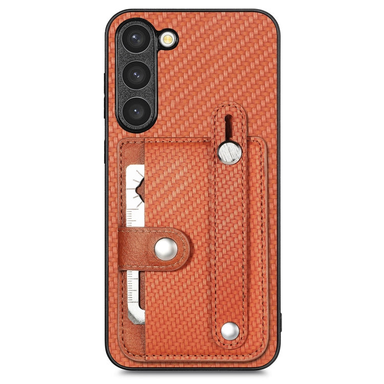 Wristband Kickstand Wallet Back Phone Case with Tool Knife