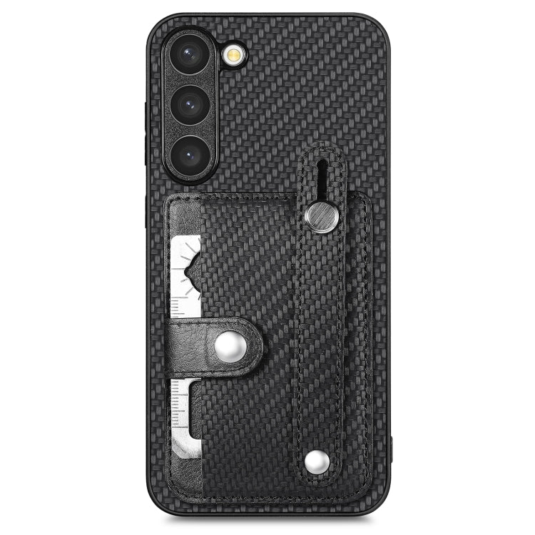 Wristband Kickstand Wallet Back Phone Case with Tool Knife