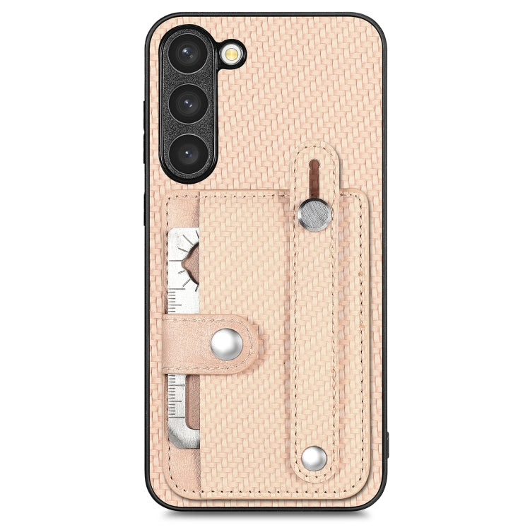 Wristband Kickstand Wallet Back Phone Case with Tool Knife