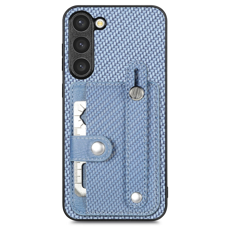 Wristband Kickstand Wallet Back Phone Case with Tool Knife