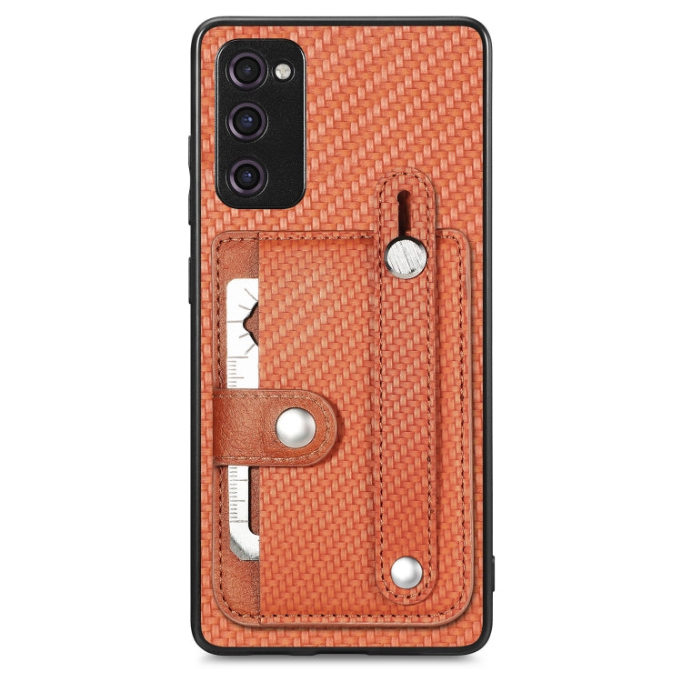 Wristband Kickstand Wallet Back Phone Case with Tool Knife