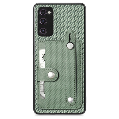 Wristband Kickstand Wallet Back Phone Case with Tool Knife