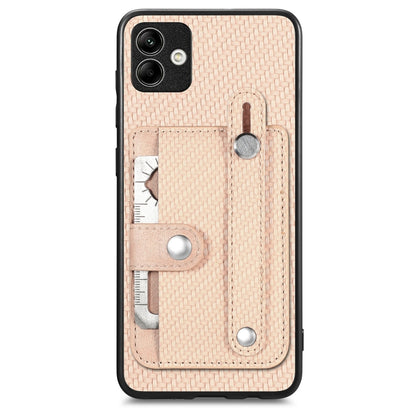 Wristband Kickstand Wallet Back Phone Case with Tool Knife