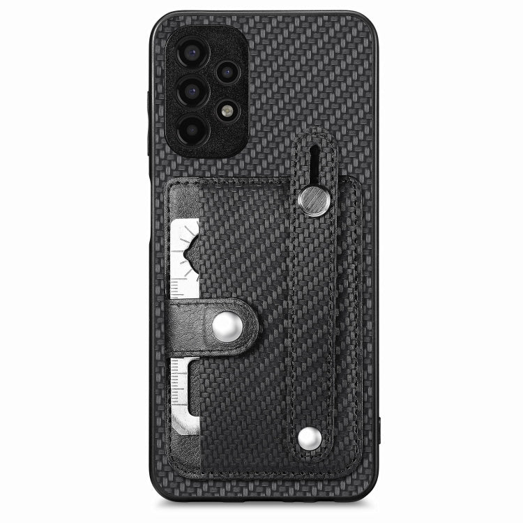 Wristband Kickstand Wallet Back Phone Case with Tool Knife
