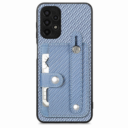 Wristband Kickstand Wallet Back Phone Case with Tool Knife