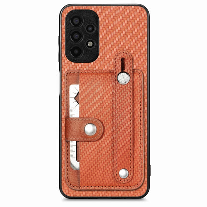 Wristband Kickstand Wallet Back Phone Case with Tool Knife