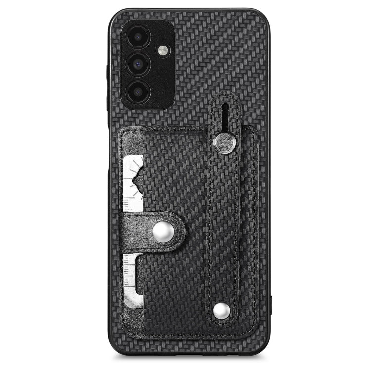 Wristband Kickstand Wallet Back Phone Case with Tool Knife
