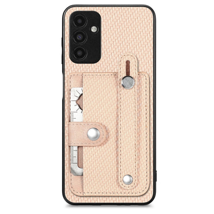 Wristband Kickstand Wallet Back Phone Case with Tool Knife