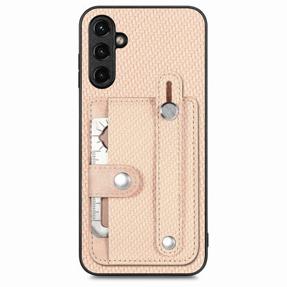 Wristband Kickstand Wallet Back Phone Case with Tool Knife