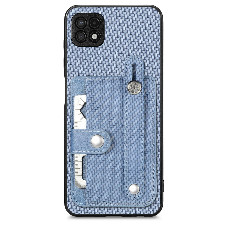 Wristband Kickstand Wallet Back Phone Case with Tool Knife