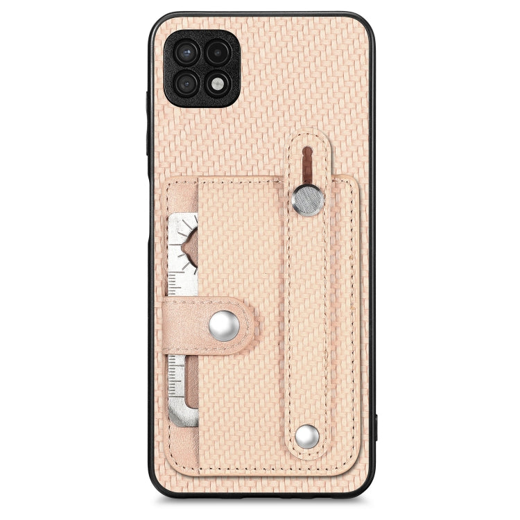 Wristband Kickstand Wallet Back Phone Case with Tool Knife