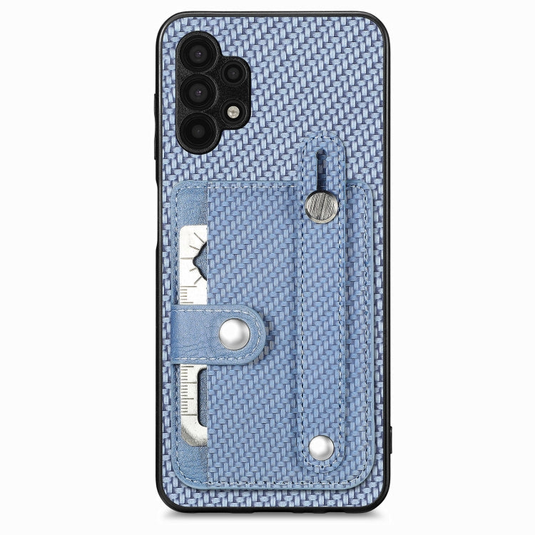 Wristband Kickstand Wallet Back Phone Case with Tool Knife