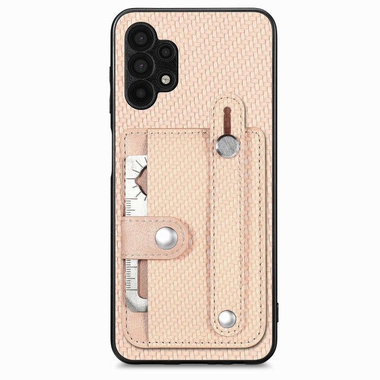 Wristband Kickstand Wallet Back Phone Case with Tool Knife