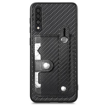 Wristband Kickstand Wallet Back Phone Case with Tool Knife