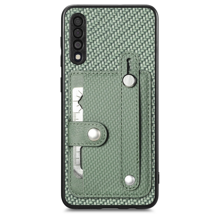 Wristband Kickstand Wallet Back Phone Case with Tool Knife