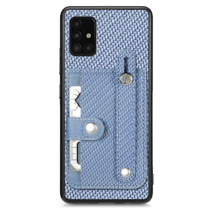 Wristband Kickstand Wallet Back Phone Case with Tool Knife