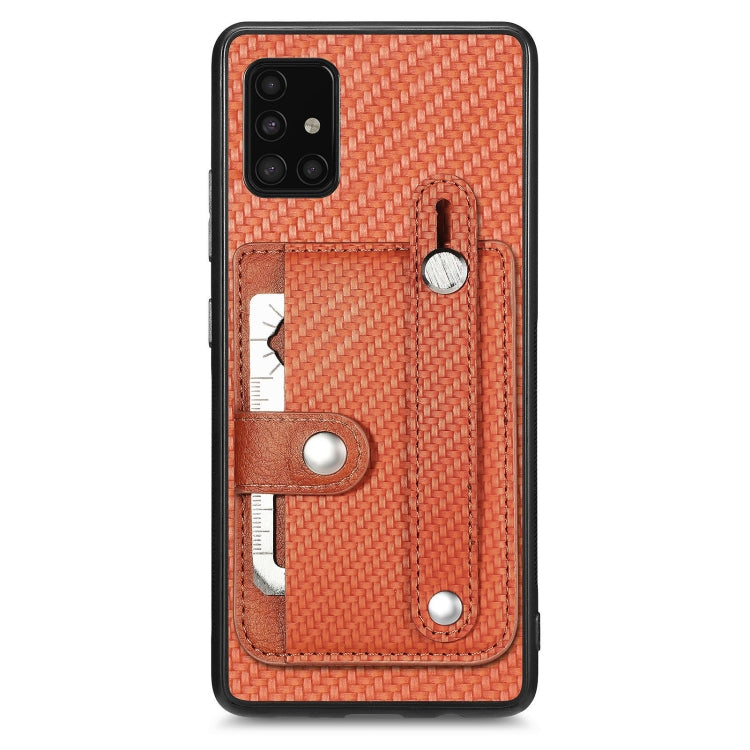 Wristband Kickstand Wallet Back Phone Case with Tool Knife