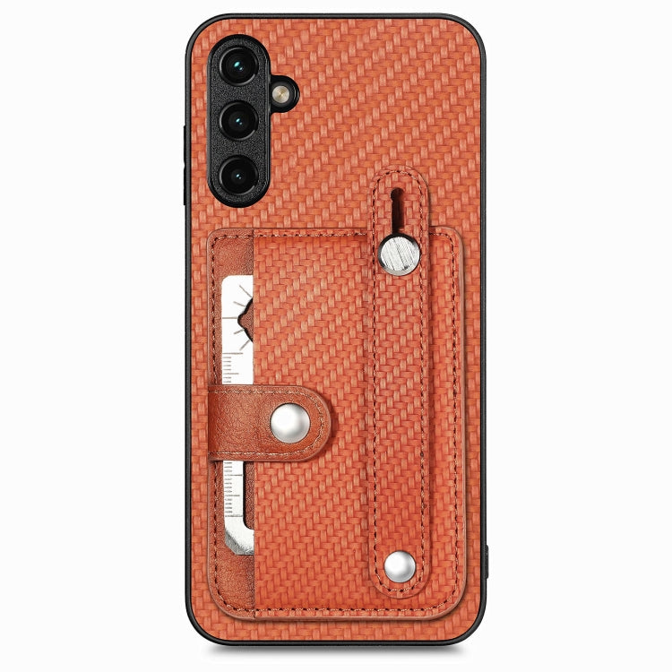 Wristband Kickstand Wallet Back Phone Case with Tool Knife
