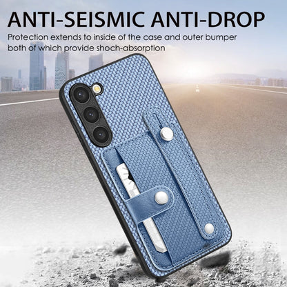 Wristband Kickstand Wallet Back Phone Case with Tool Knife