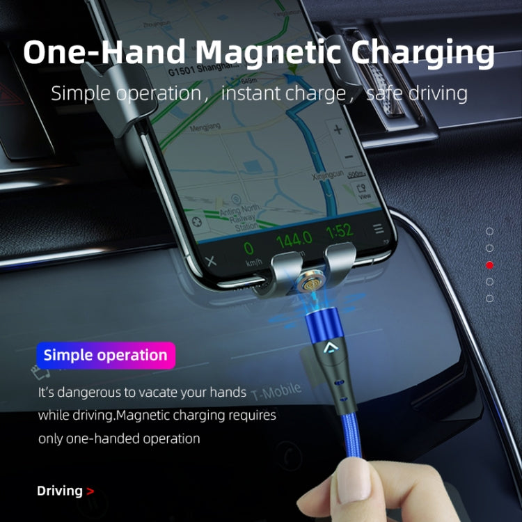 ENKAY 2 in 1 3A USB to 8 Pin + Type-C Magnetic Fast Charging Data Cable, 1m 3A USB to 8 Pin + Typ...