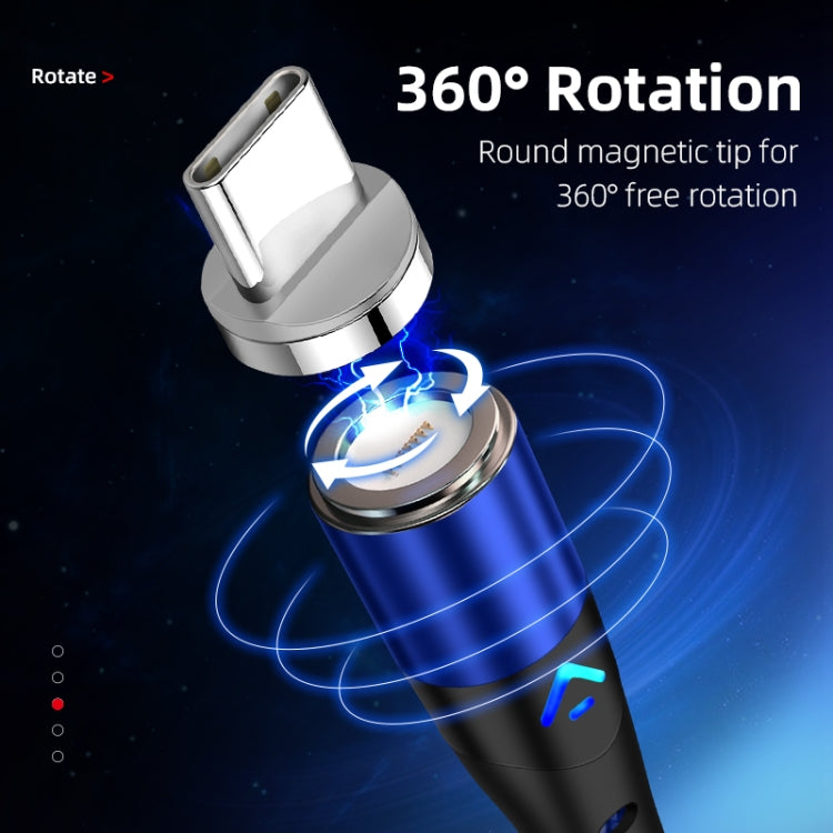 ENKAY 2 in 1 3A USB to 8 Pin + Type-C Magnetic Fast Charging Data Cable, 1m 3A USB to 8 Pin + Typ...