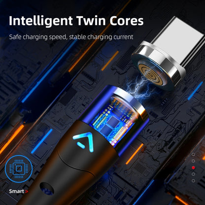 ENKAY 2 in 1 3A USB to 8 Pin + Type-C Magnetic Fast Charging Data Cable, 1m 3A USB to 8 Pin + Typ...