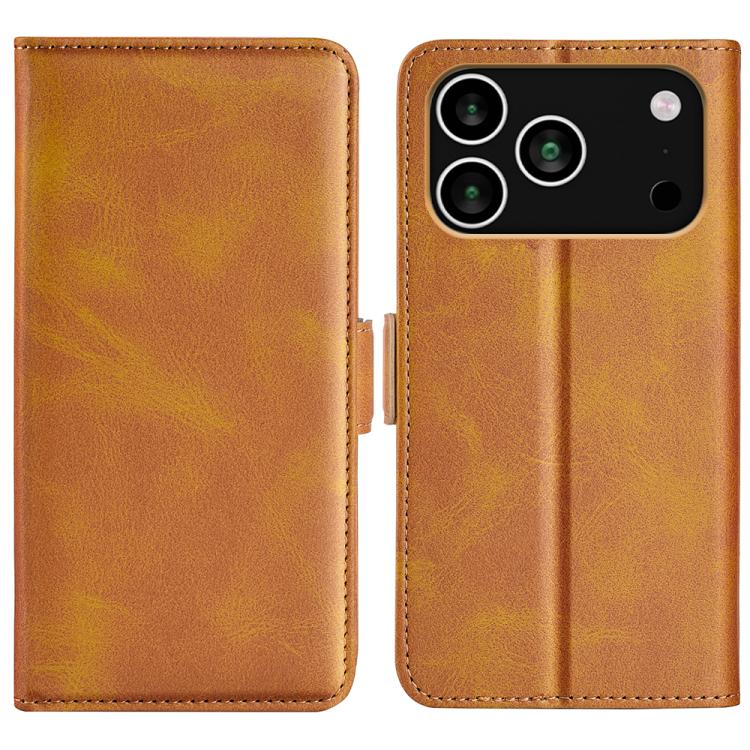 Dual-side Magnetic Buckle Horizontal Flip Leather Phone Case