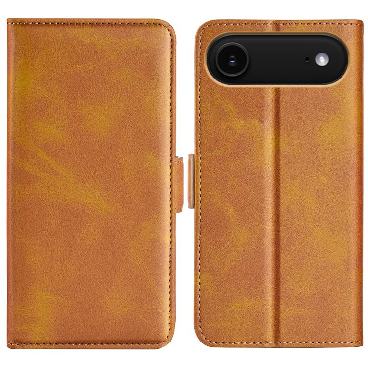 Dual-side Magnetic Buckle Horizontal Flip Leather Phone Case