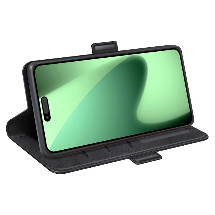 Dual-side Magnetic Buckle Horizontal Flip Leather Phone Case