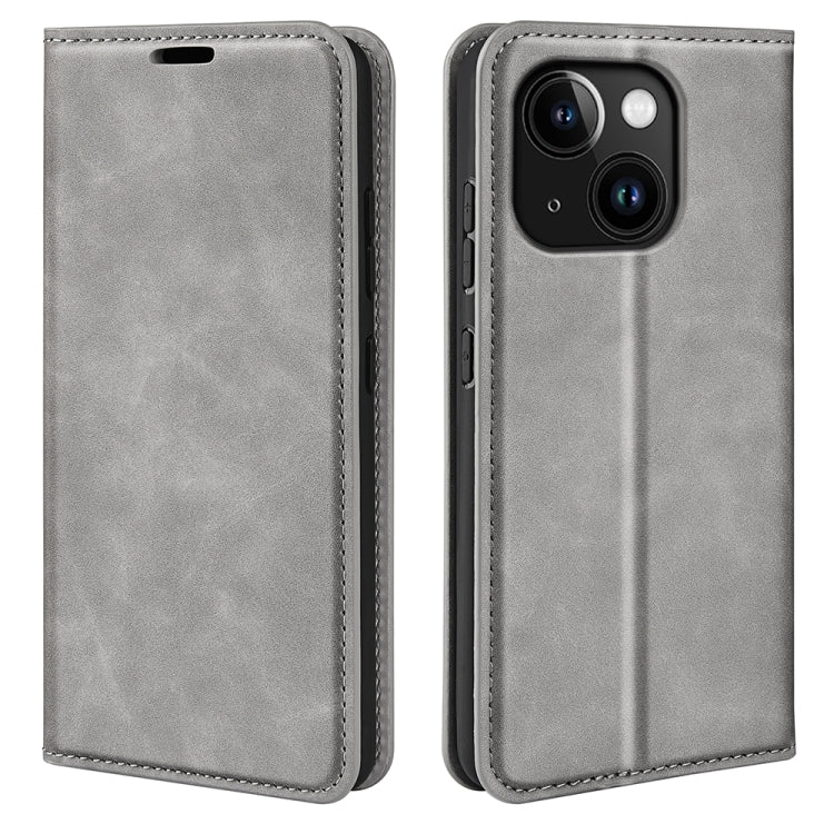 Retro-skin Magnetic Suction Leather Phone Case