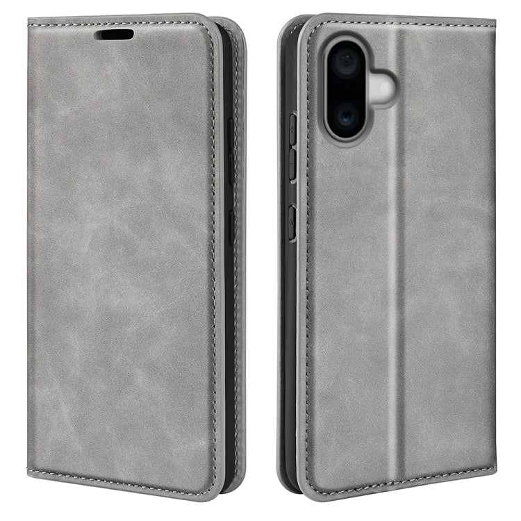Retro-skin Magnetic Suction Leather Phone Case