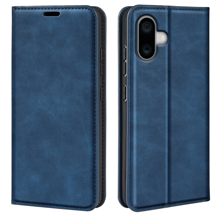 Retro-skin Magnetic Suction Leather Phone Case
