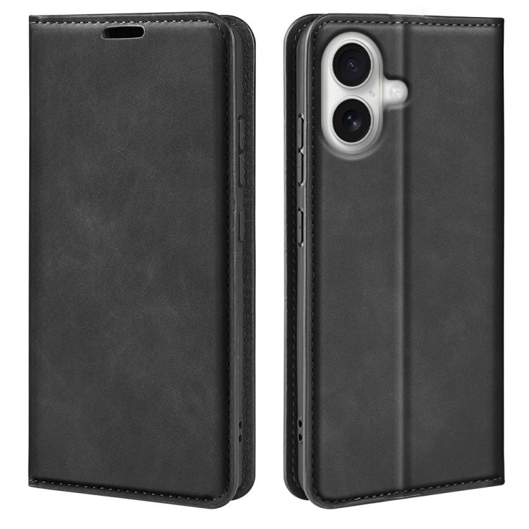 Retro-skin Magnetic Suction Leather Phone Case