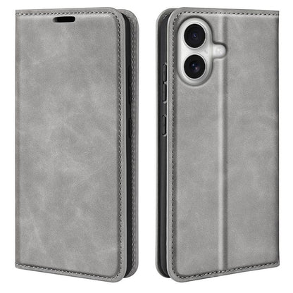 Retro-skin Magnetic Suction Leather Phone Case