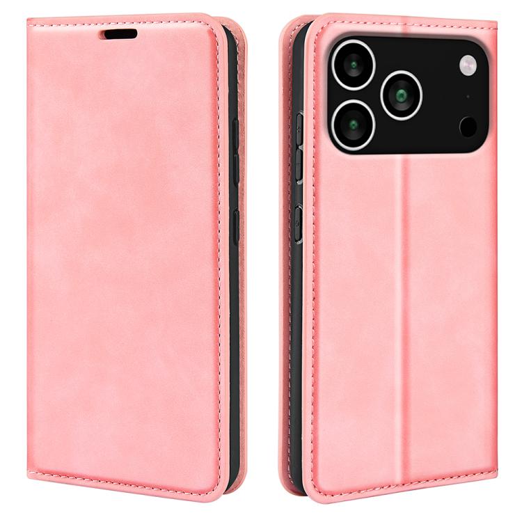 Retro-skin Magnetic Suction Leather Phone Case