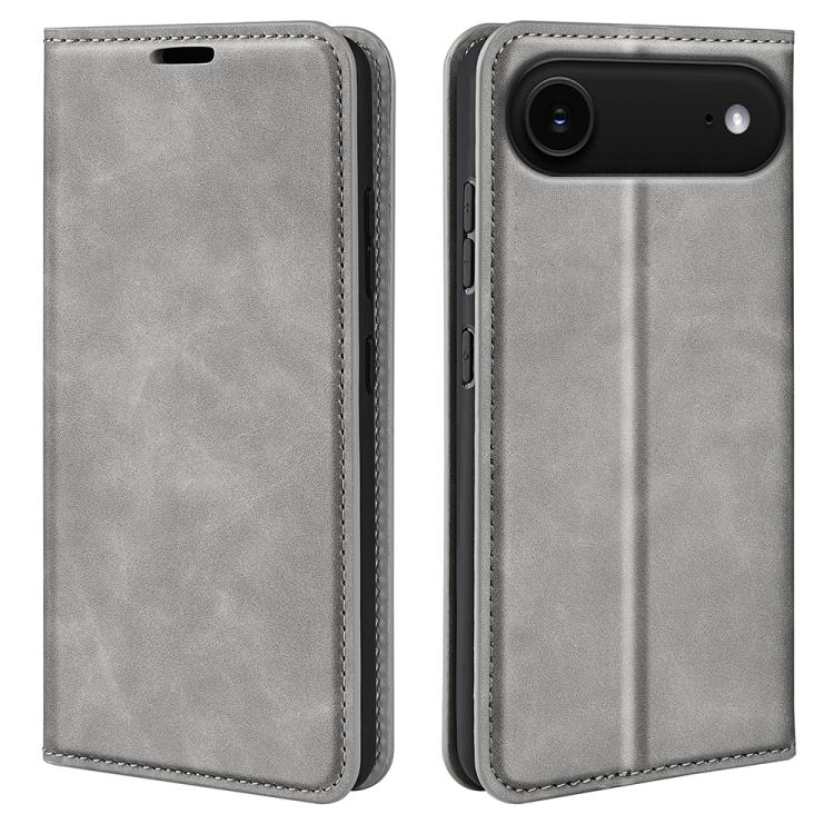 Retro-skin Magnetic Suction Leather Phone Case