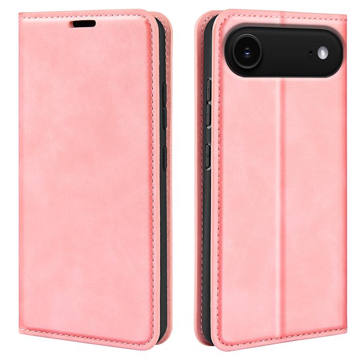 Retro-skin Magnetic Suction Leather Phone Case