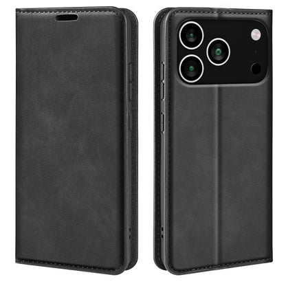 Retro-skin Magnetic Suction Leather Phone Case