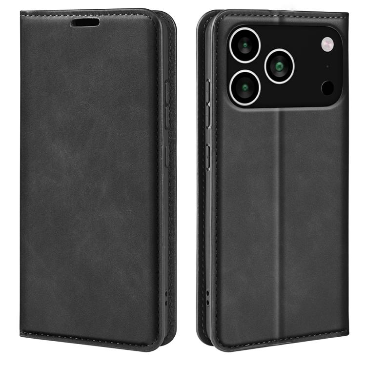 Retro-skin Magnetic Suction Leather Phone Case