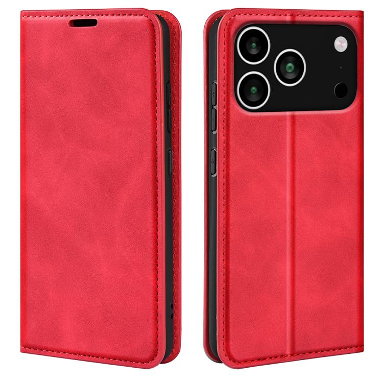 Retro-skin Magnetic Suction Leather Phone Case
