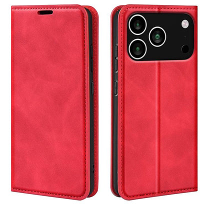 Retro-skin Magnetic Suction Leather Phone Case