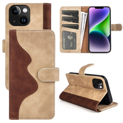 Stitching Horizontal Flip Leather Phone Case, For iPhone 16 Pro, For iPhone 16 Plus, For iPhone 1...